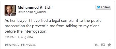 Click to enlarge Al Jishi_tweet