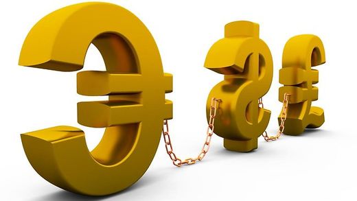 euro dollar pound