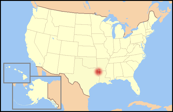 US TxLaArk map