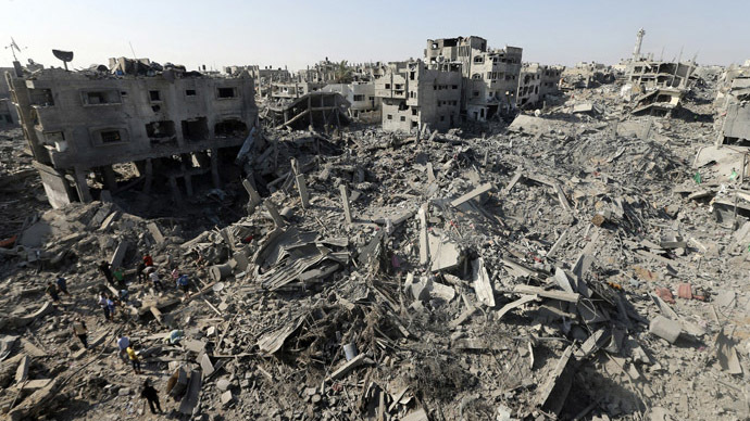 gaza destruction 2014