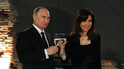 Putin and Cristina Kirchner