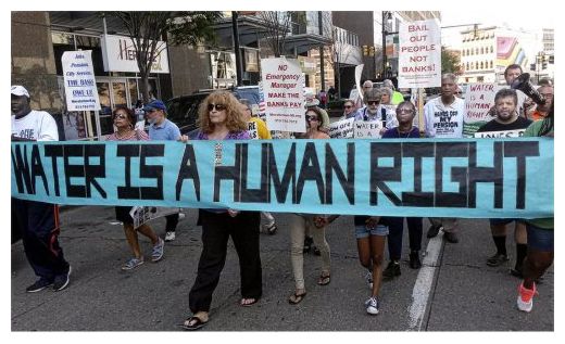 Click to enlarge Detroit's Water Protesters