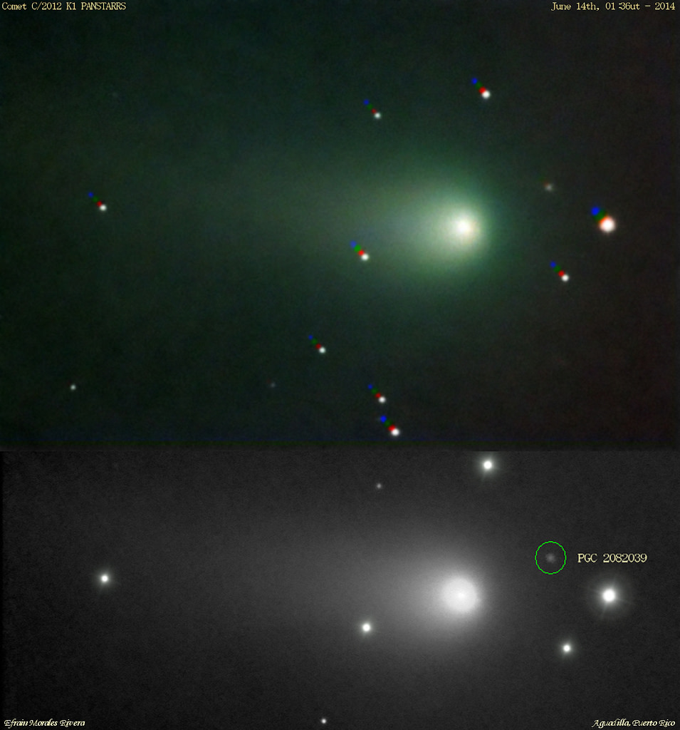 Comet K1 PanSTARRS imaged on June 14th