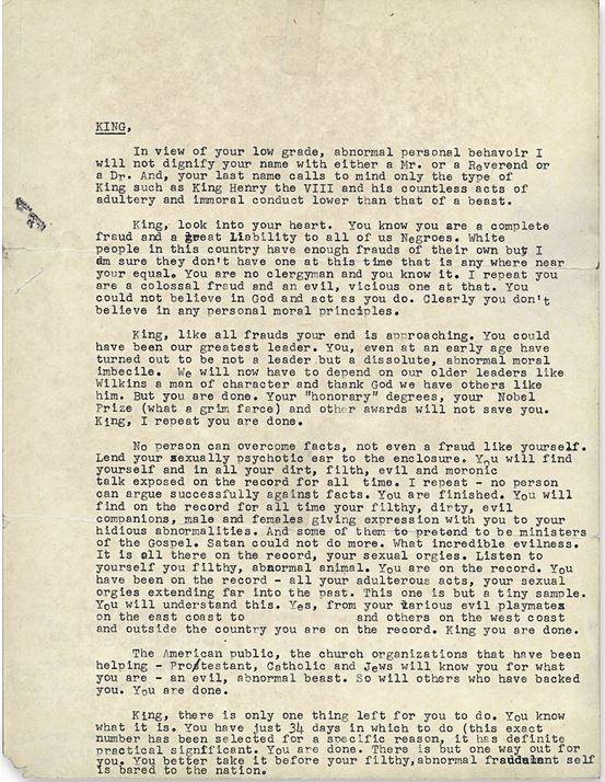 Letter to MLK