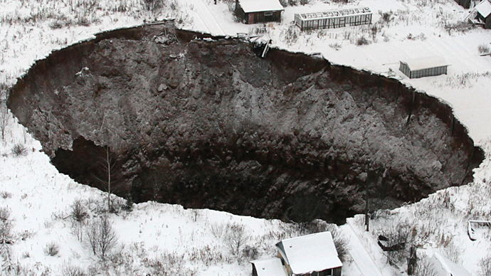 Click to enlarge Uralkali sinkhole