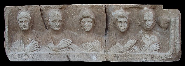 roman funerary relief