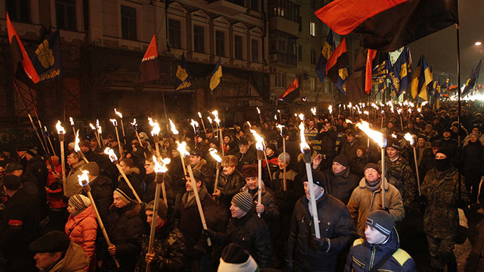 Ukraine nationalist march
