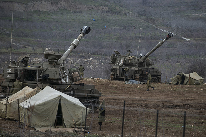 Israel mobile artillery units2