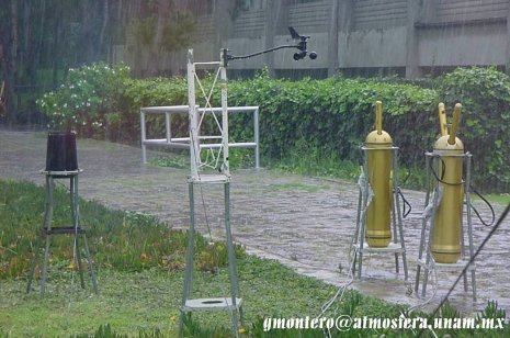 Click to enlarge rain measuring equipment