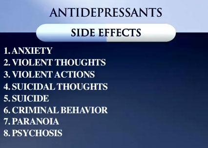 antidepressant side effects