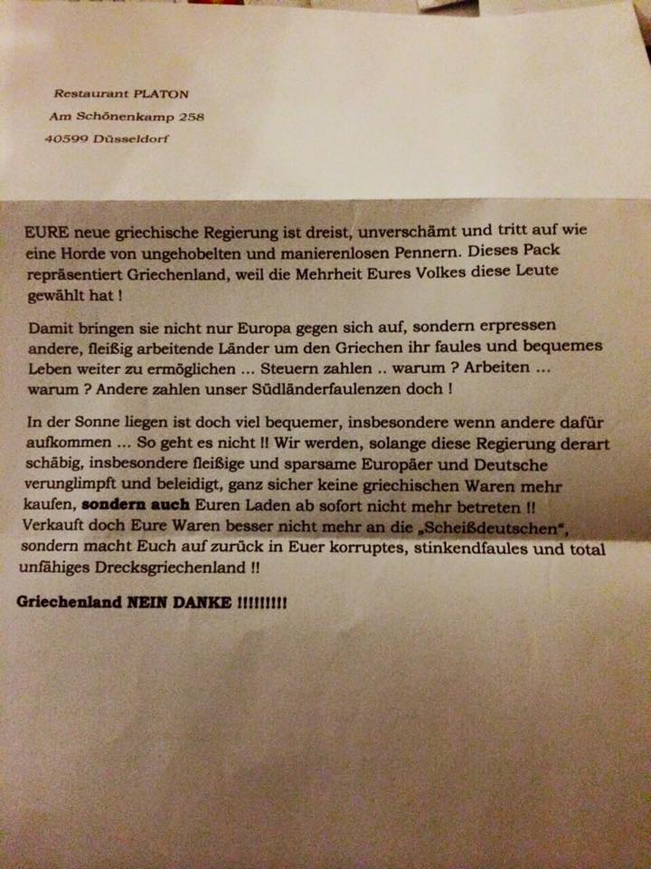 Click to enlarge hate letter