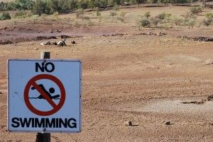 Click to enlarge no swimming