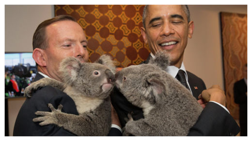 Obama and Abbott
