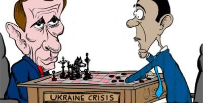 Putin plays chess with Obama