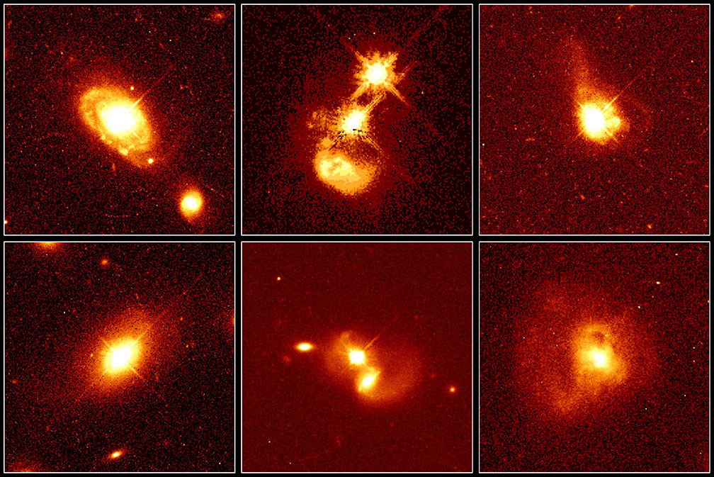 Six examples of quasars