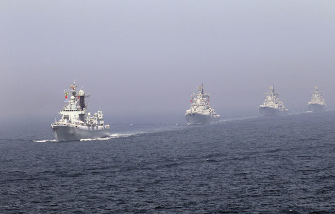 Chinese missile destroyers