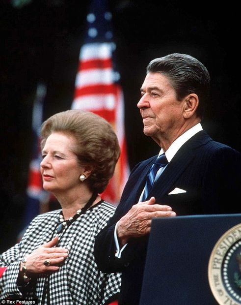 Click to enlarge Margaret Thatcher Ronald Reagan
