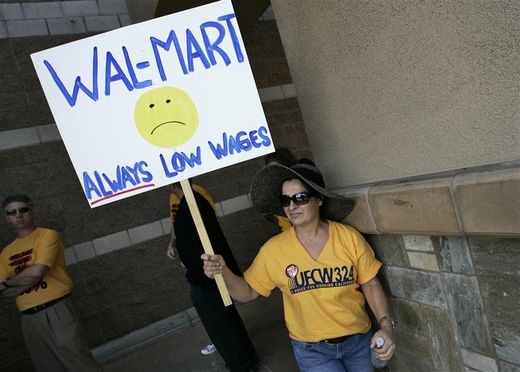 walmart low wages