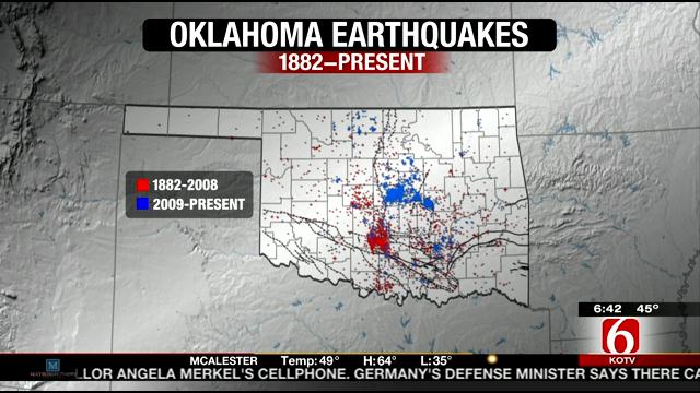 oklahoma earthquakes fracking