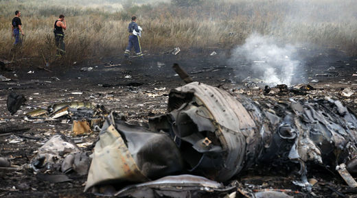 Click to enlarge MH17 crash