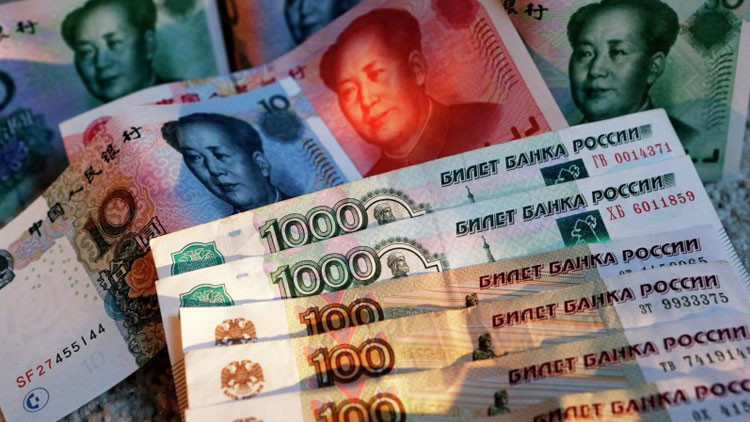 Yuan Rublo Ruble