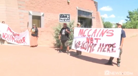 anti-McCain banner