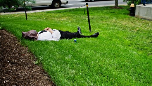 Click to enlarge overwork, burnout