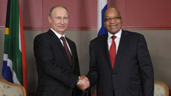 Putin and Zuma