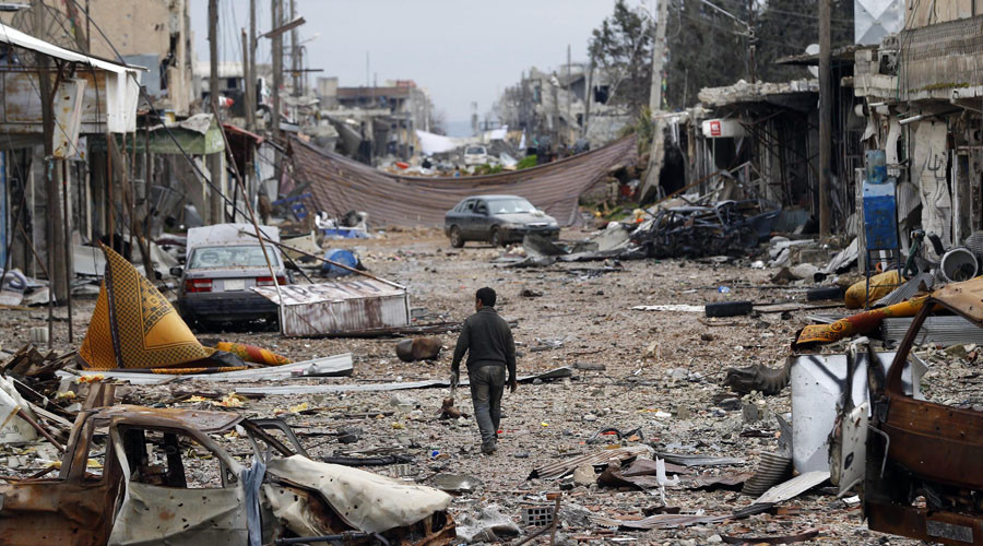 syrian destruction, kobani