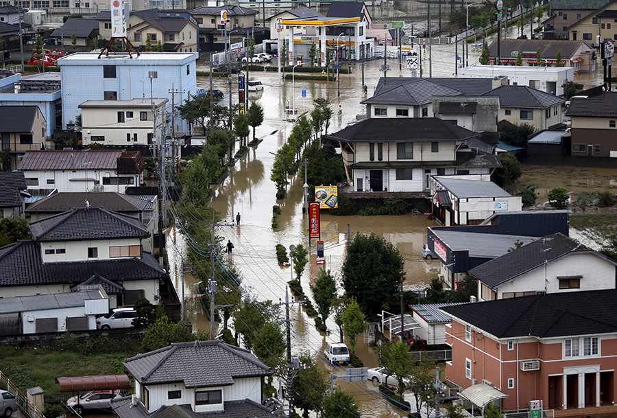 Japan flooding