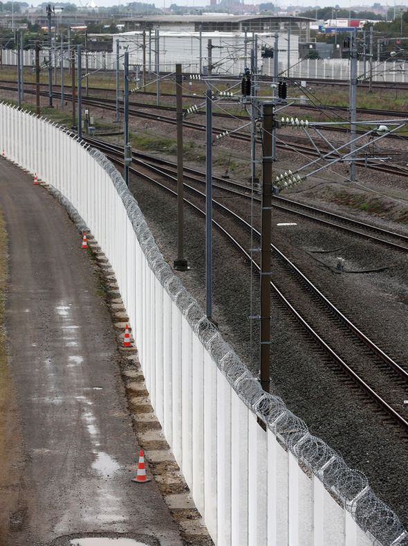 Fence at Calais