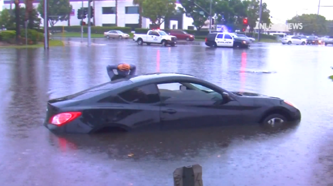 record rainfall in SoCal