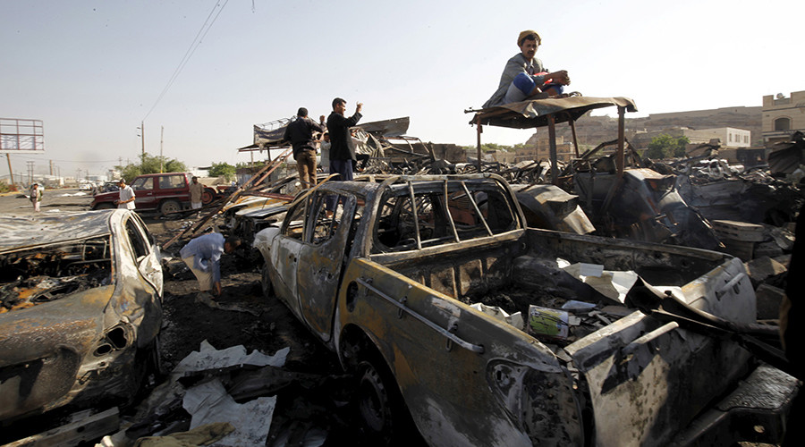 Sanaa, Yemen air raids