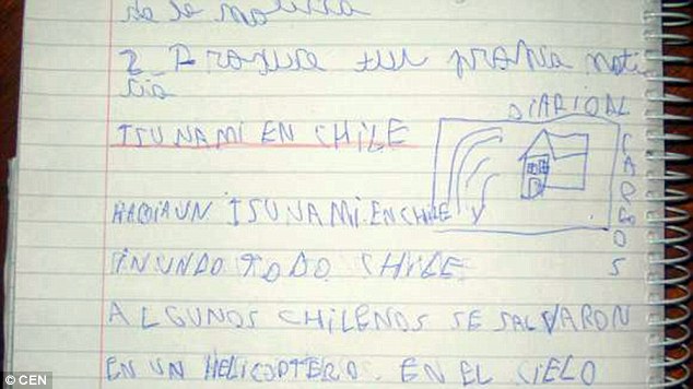 Click to enlarge child predict earthquake chile