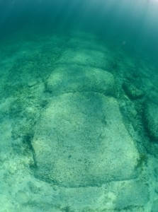 stones submerged bahamas, man-made wall bahamas