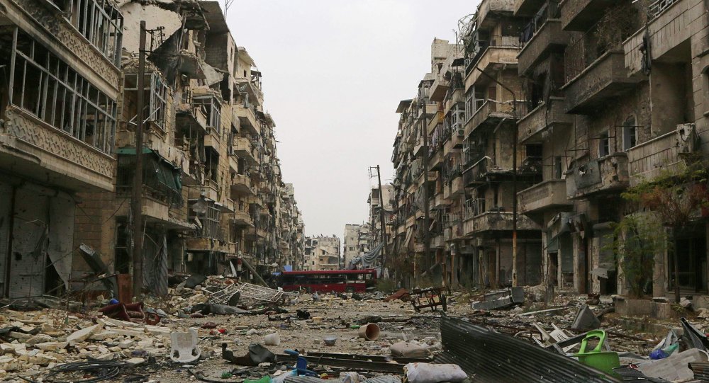 Aleppo damage