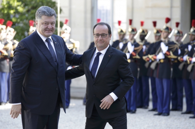 Hollande and Poroshenko