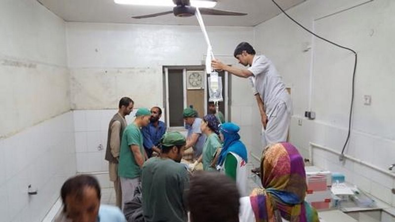 bombed afghan hospital