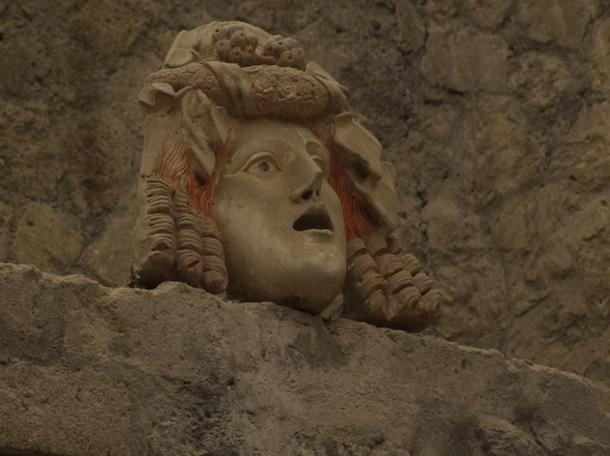 Herculaneum visage, roman ghost image