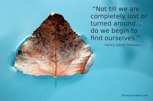 thoreau quote, life transformation, finding ourselves