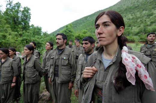 PKK kurdish fighters