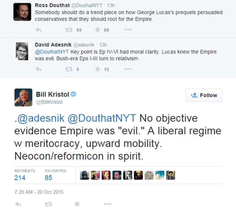 Click to enlarge bill kristol tweet star wars neocon