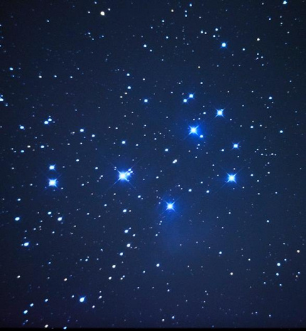 pleides star cluster