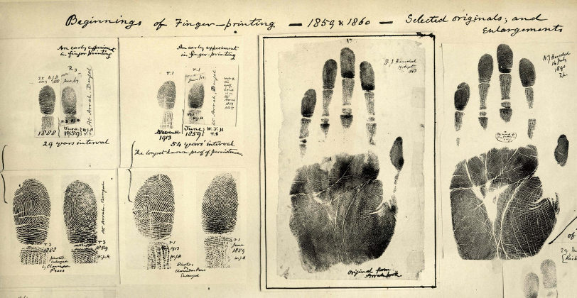 Hand and finger prints public domain