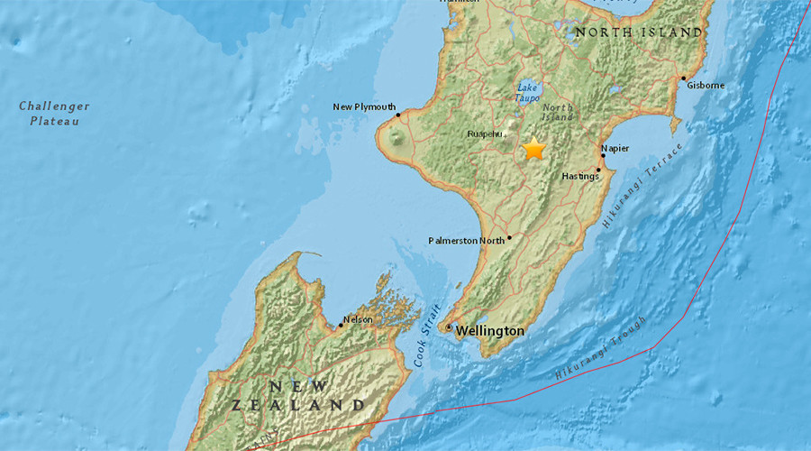 earthquake in New Zealand