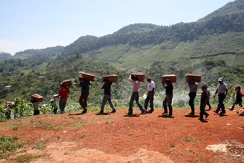 Exhumation in Guatemala