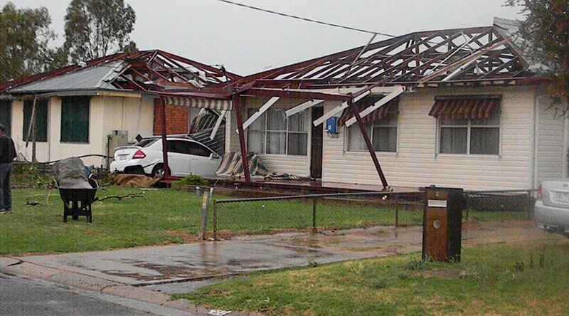 Australia storm damage