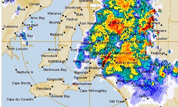 South Australia storms