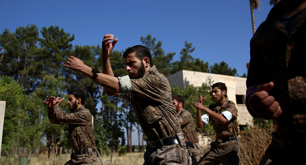 US army training terrorists Syria