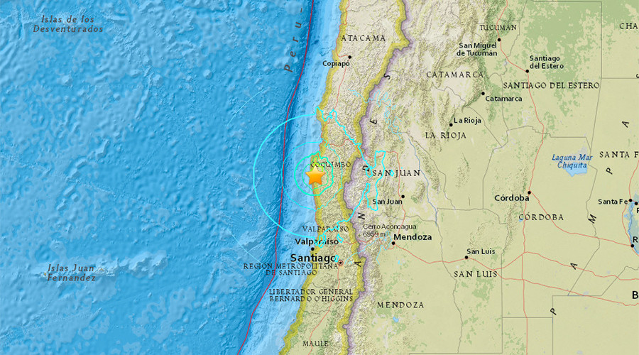 6.8 Chile earthquake